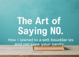 The Art of Saying No: How I Learned to Set Boundaries and Save My Sanity The Art of Saying No: How I Learned to Set Boundaries and Preserve My Sanity