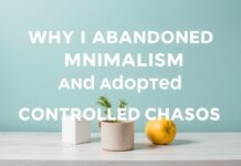 Why I Gave Up on Minimalism and Embraced Controlled Chaos Why I Abandoned Minimalism and Adopted Controlled Chaos