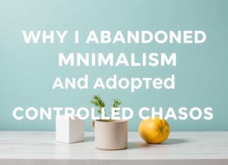 Why I Gave Up on Minimalism and Embraced Controlled Chaos Why I Abandoned Minimalism and Adopted Controlled Chaos
