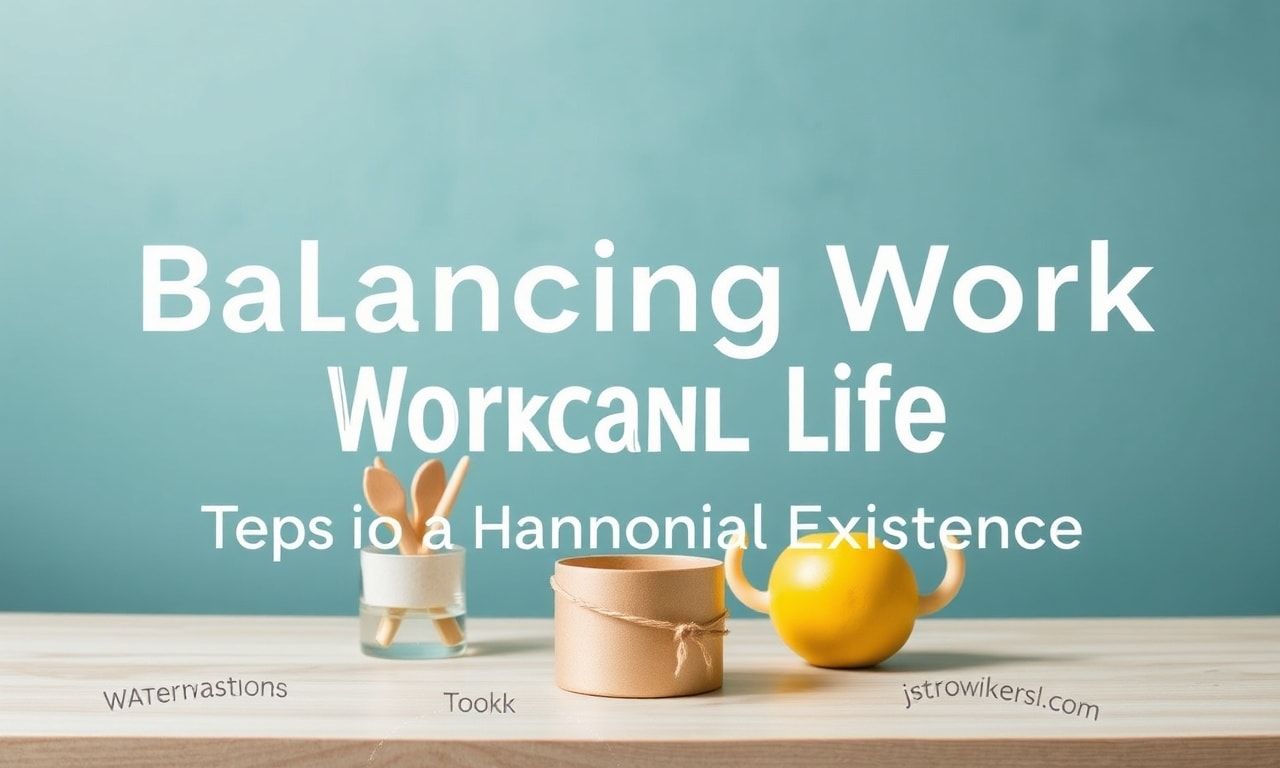 The Art of Balancing Work and Life: Tips for a Harmonious Existence