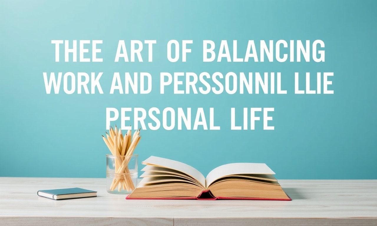 The Art of Balancing Work and Personal Life: A Guide to a Fulfilling Lifestyle