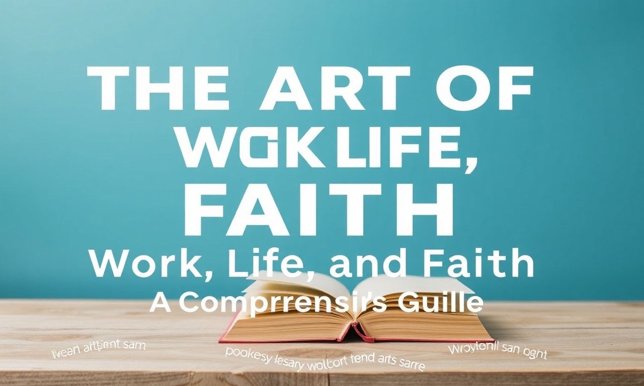 The Art of Balancing Work, Life, and Faith: A Comprehensive Guide