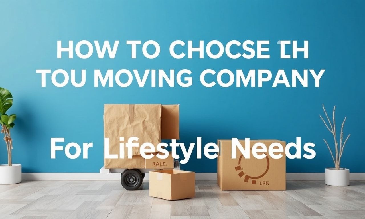 How to Choose the Best Moving Company for Your Lifestyle Needs