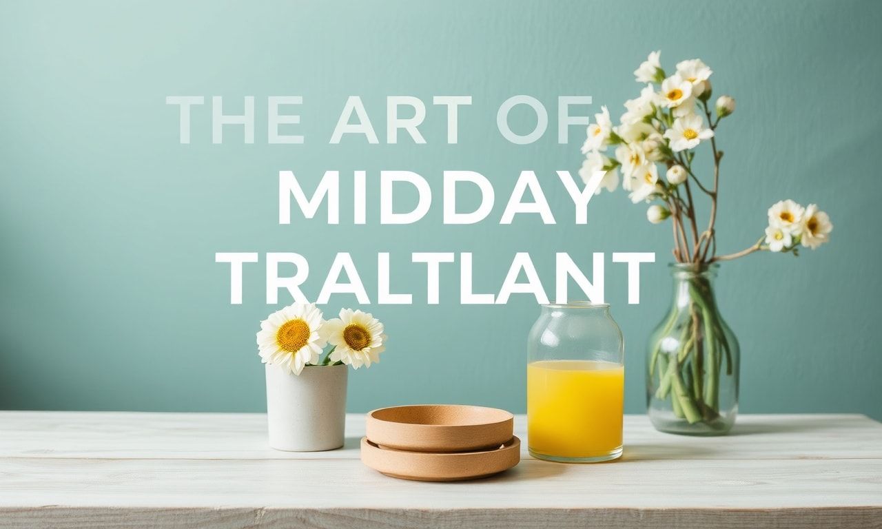 The Art of Midday Serenity: Creating Your Perfect Afternoon Retreat