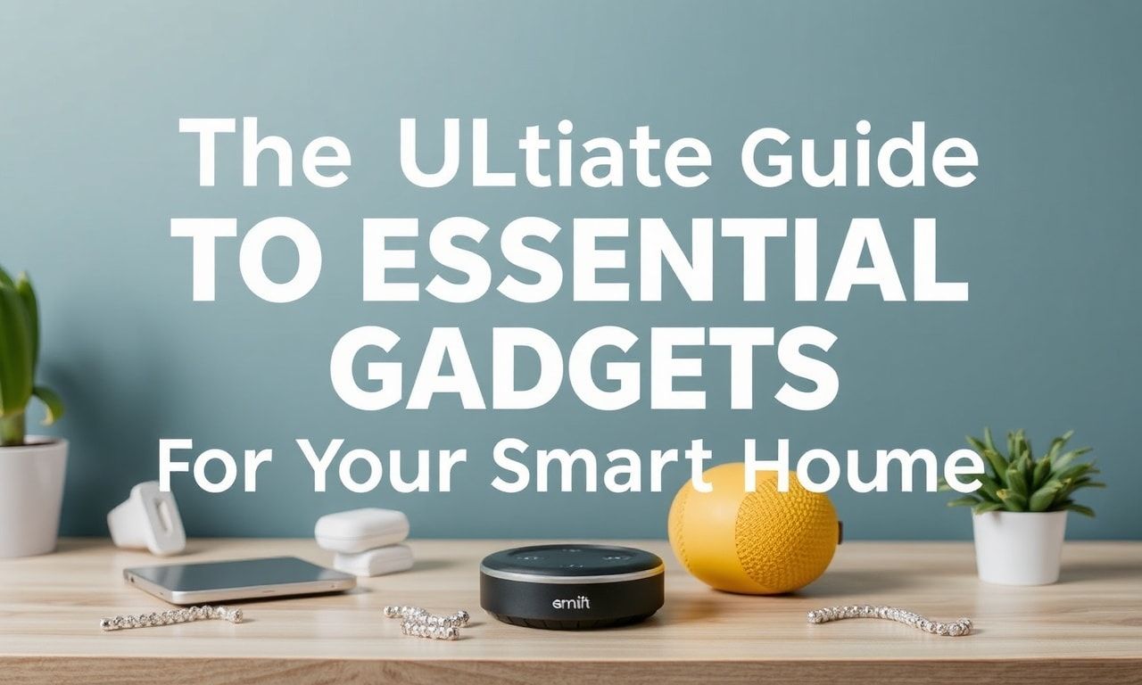 The Ultimate Guide to Must-Have Gadgets for Your Smart Home