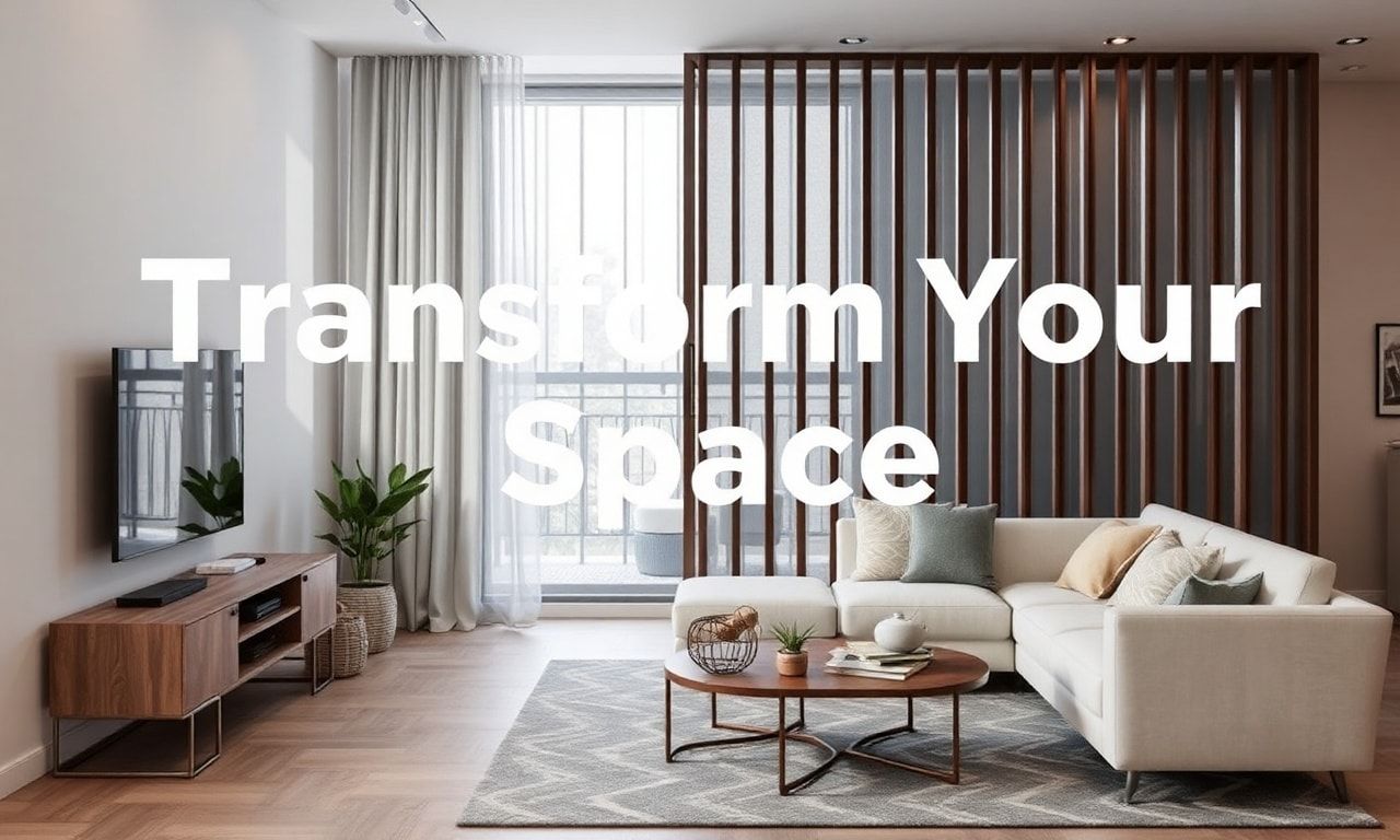 Transform Your Space: Innovative Solutions for Modern Room Dividers
